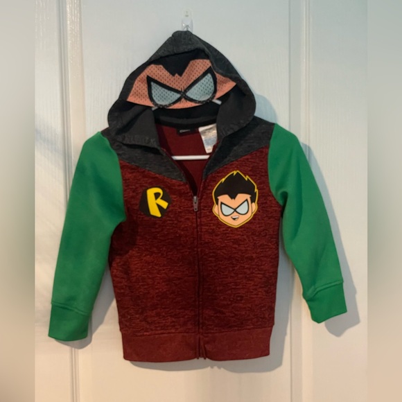 Teen Titans Go Boys Zip-Up Hoodie Size S - Picture 4 of 4